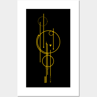 Mystic Navigation - Geometric Celestial Design” Posters and Art